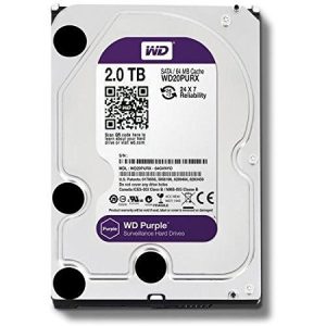 Western Digital  WD20PURX Surveillance 2TB Internal  Hard Drive (Purple)